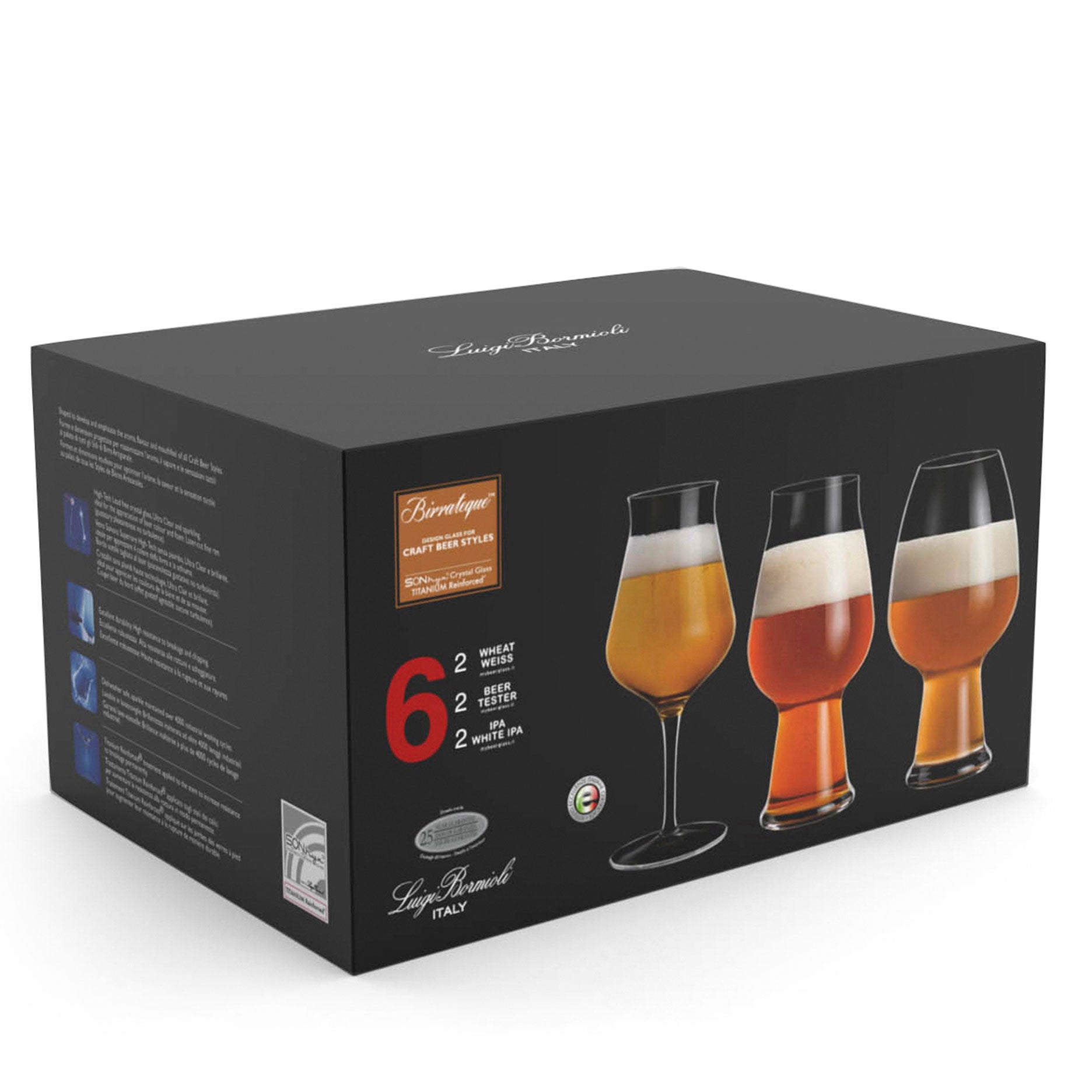 Birrateque ølglas tester, ale og hvede